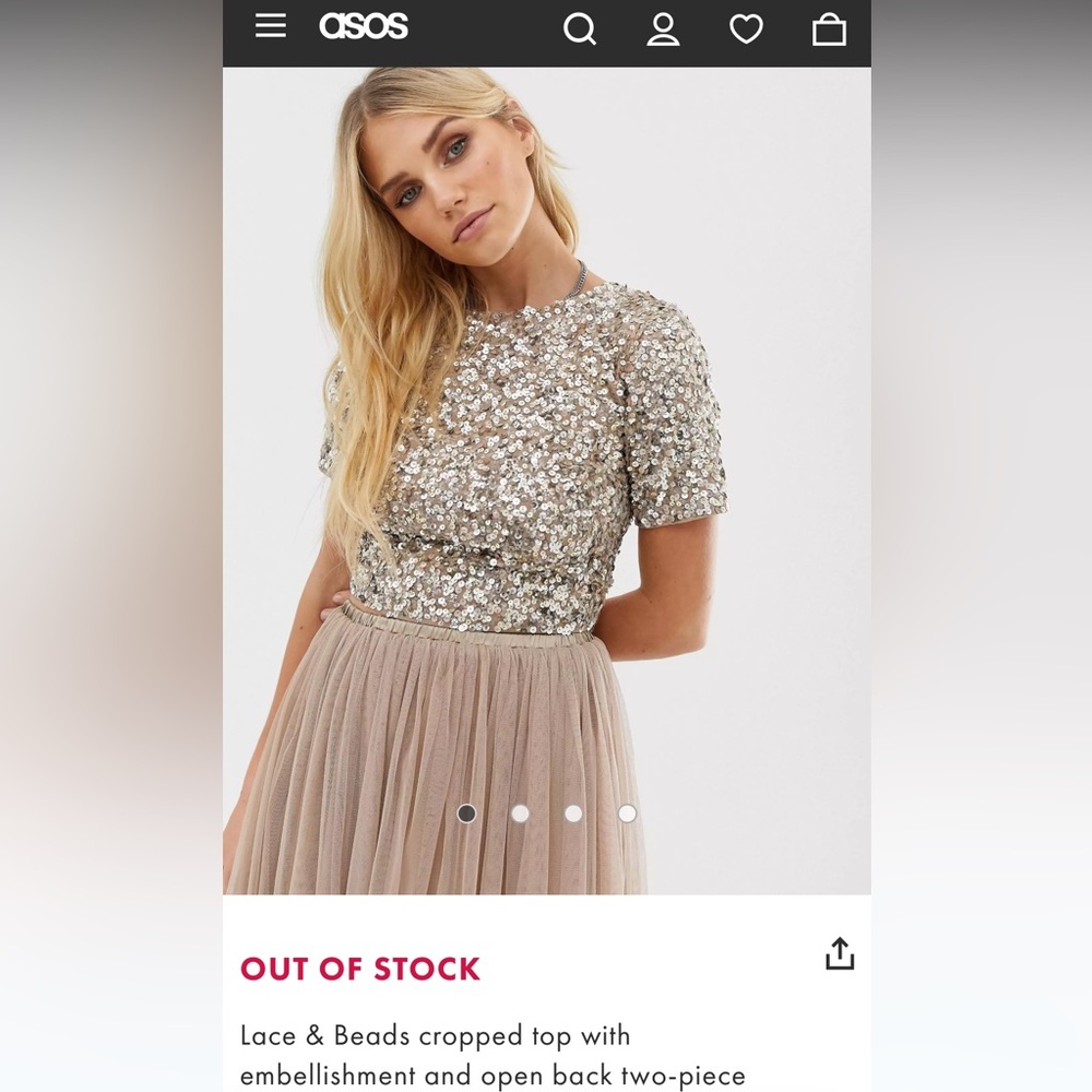 ASOS Maya Bridesmaid | Two-Piece - Picture 5 of 6